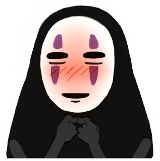 Sticker Kaonashi - 0