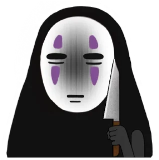 Sticker Kaonashi - 5