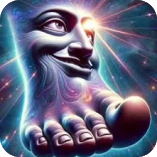 Sticker нога благости 🦶| автор @di0x1de - 1