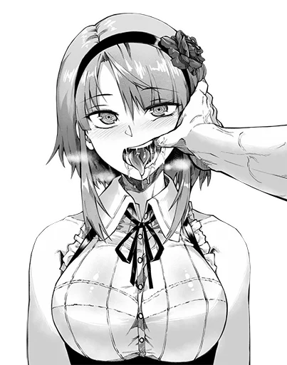 аниме эскиз иллюстрация