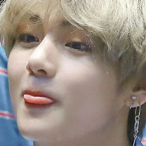 person human face lip