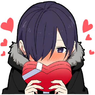 Sticker Новогодние мальчики @nyasticks - 10