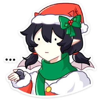 Стикер Новогодняя Ивэлтин @Nyasticks - 1