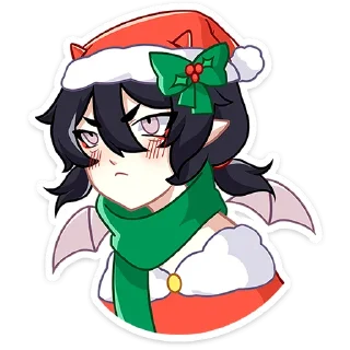 Стикер Новогодняя Ивэлтин @Nyasticks - 10