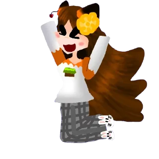 Sticker Новый стикеры Лисиtа🧡 🥰 - 5