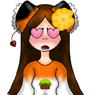 Sticker Новый стикеры Лисиtа🧡 🥰 - 4