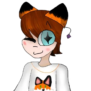 Sticker Новый стикеры Лисиtа🧡 🥰 - 2