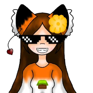 Sticker Новый стикеры Лисиtа🧡 🥰 - 7