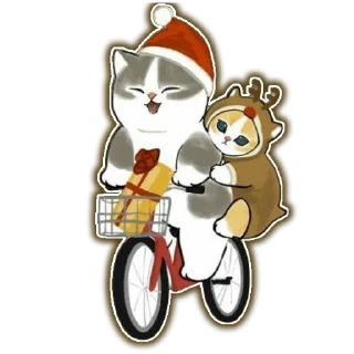 Sticker Новый Год и Котики - 3