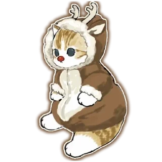 Sticker Новый Год и Котики - 7