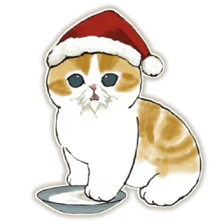 Sticker Новый Год и Котики - 2