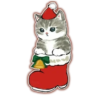Sticker Новый Год и Котики - 6