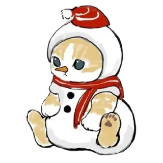 Sticker Новый Год и Котики - 10