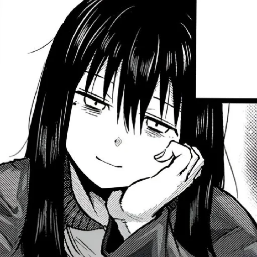 sketch human face anime