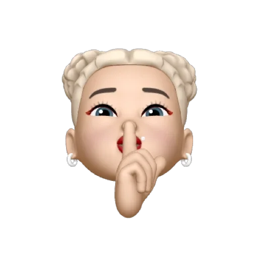 cartoon cheek human face