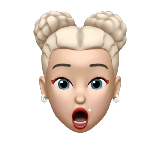 cartoon cheek figurine