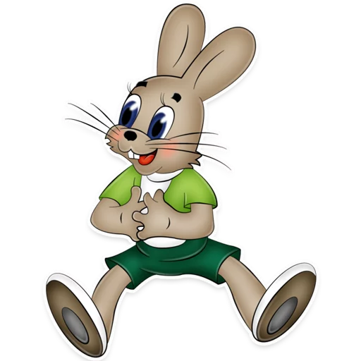 мультфильм клипарт кролик