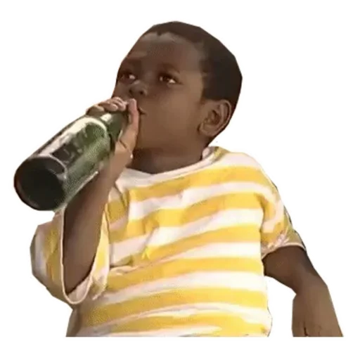 person soft drink human face