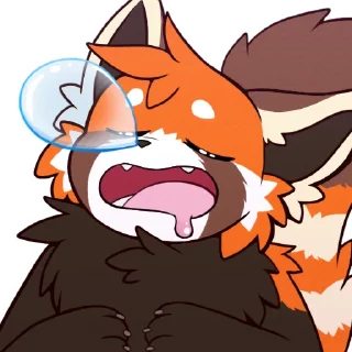 Sticker Red Panda (@JupiterRP) - By nyanpizza - 5