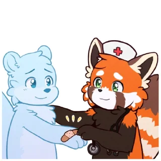 Sticker Red Panda (@JupiterRP) - By nyanpizza - 10