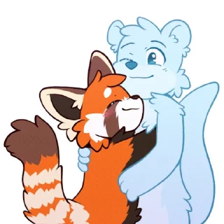 Sticker Red Panda (@JupiterRP) - By nyanpizza - 8