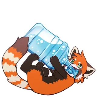 Sticker Red Panda (@JupiterRP) - By nyanpizza - 7