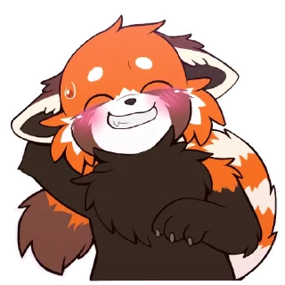 Sticker Red Panda (@JupiterRP) - By nyanpizza - 9