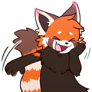 Sticker Red Panda (@JupiterRP) - By nyanpizza - 2