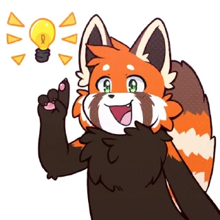 Sticker Red Panda (@JupiterRP) - By nyanpizza - 6