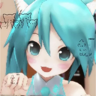 Стикер Ня кавай - 6