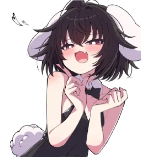 Стикер ヽ(o´3`o)ﾉ @emoji_cute - 4