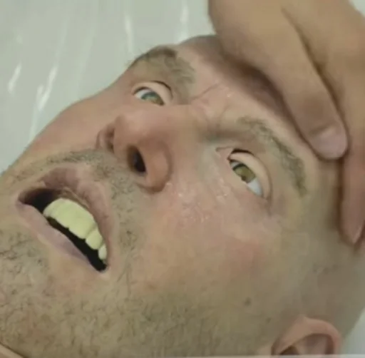 Человек челюсть кожа