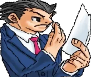 Sticker Best of Distortion: Ace Attorney @CEO_of_hell - 0