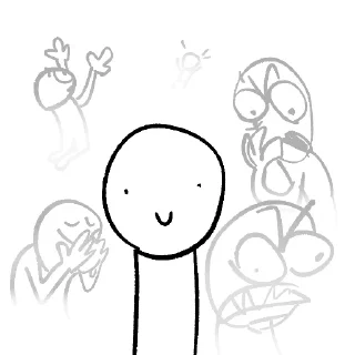 Sticker Дристуны @puku_men1 - 5