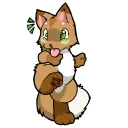 Sticker OokamiKemonoBasicChibiPack - 4