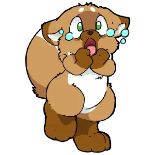 Sticker OokamiKemonoBasicChibiPack - 7