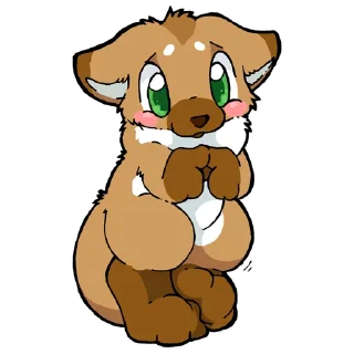 Sticker OokamiKemonoBasicChibiPack - 3