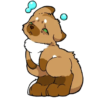 Sticker OokamiKemonoBasicChibiPack - 11