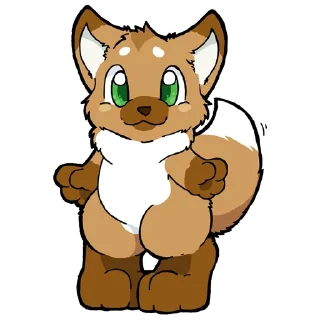 Sticker OokamiKemonoBasicChibiPack - 8