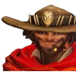 Стикер Overwatch Faces - 2