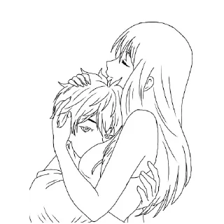 Sticker Обнимашки - 5