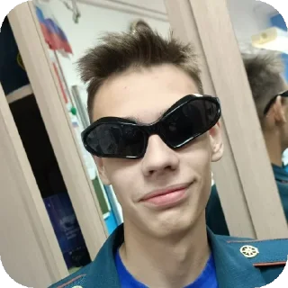 Sticker Очкарики - 3