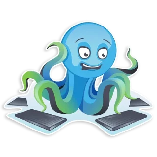 Sticker Octopus @stickersb2b - 2