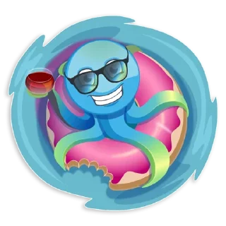 Sticker Octopus @stickersb2b - 5