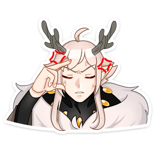 Стикер Оддманд @nyasticks - 3