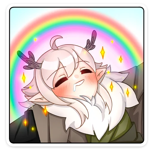 Стикер Оддманд @nyasticks - 2