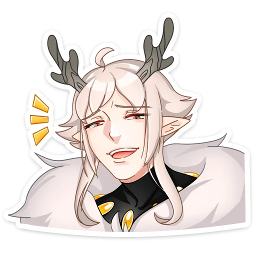 Стикер Оддманд @nyasticks - 1