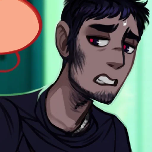 human face cartoon illustration