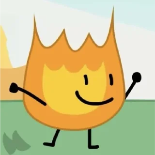 Стикер Огонёк - 4