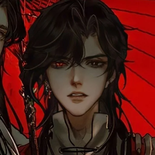 anime human face cg artwork